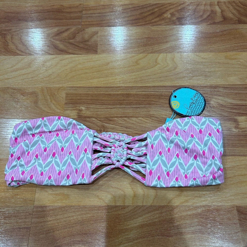 Frankie’s Bikinis Strapless Top Size M